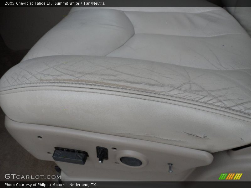 Summit White / Tan/Neutral 2005 Chevrolet Tahoe LT