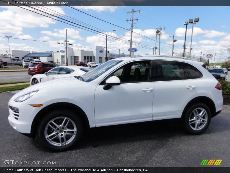 White / Black 2012 Porsche Cayenne