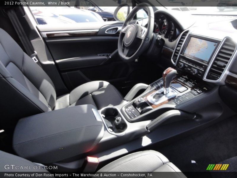 White / Black 2012 Porsche Cayenne