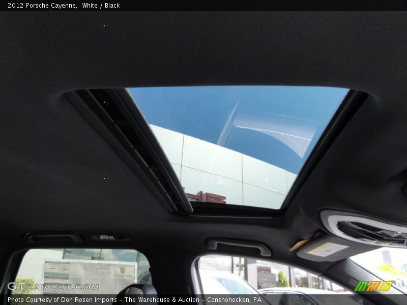 Sunroof of 2012 Cayenne 