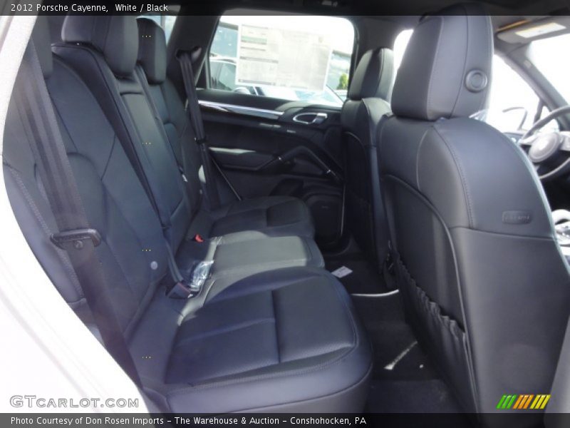 Rear Seat of 2012 Cayenne 