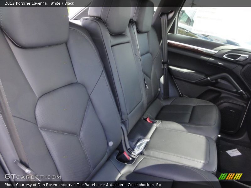 Rear Seat of 2012 Cayenne 