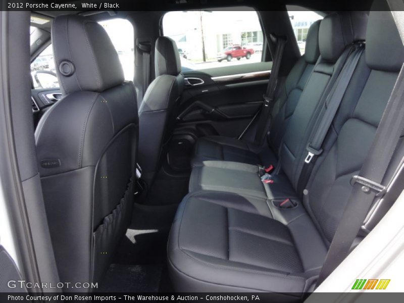 Rear Seat of 2012 Cayenne 