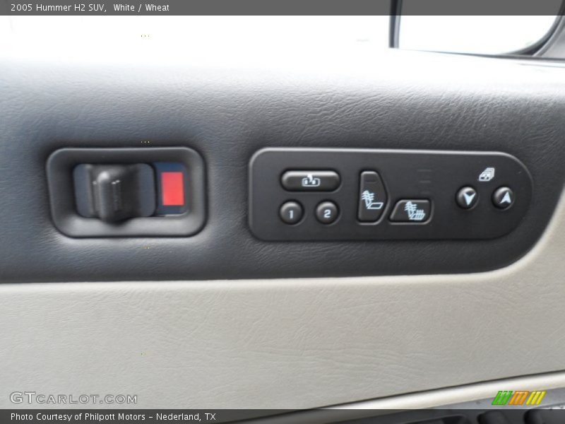 White / Wheat 2005 Hummer H2 SUV