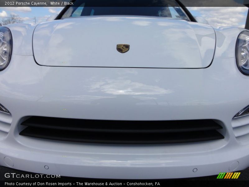 White / Black 2012 Porsche Cayenne