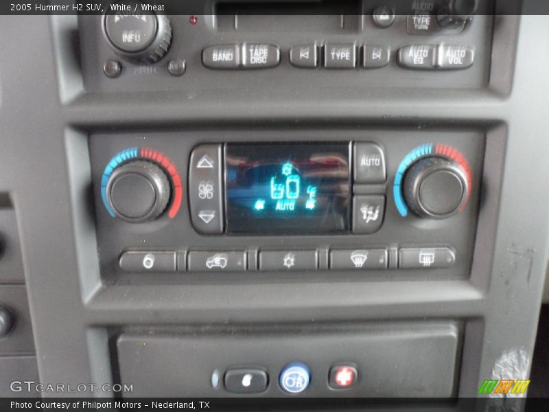 White / Wheat 2005 Hummer H2 SUV