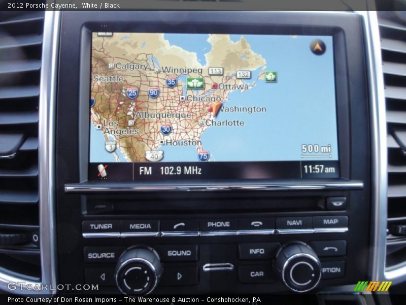 Navigation of 2012 Cayenne 