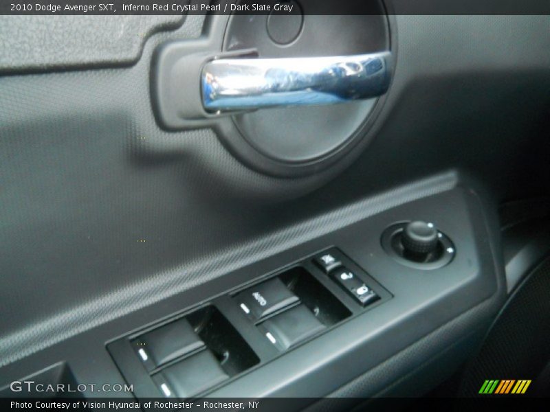 Inferno Red Crystal Pearl / Dark Slate Gray 2010 Dodge Avenger SXT