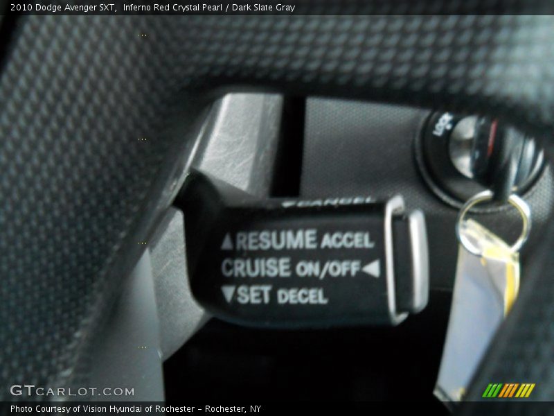 Inferno Red Crystal Pearl / Dark Slate Gray 2010 Dodge Avenger SXT