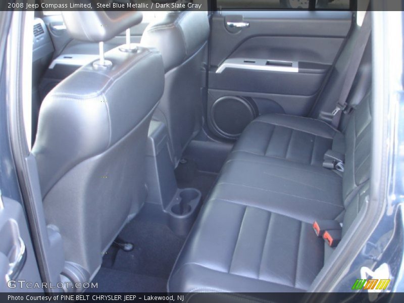 Steel Blue Metallic / Dark Slate Gray 2008 Jeep Compass Limited