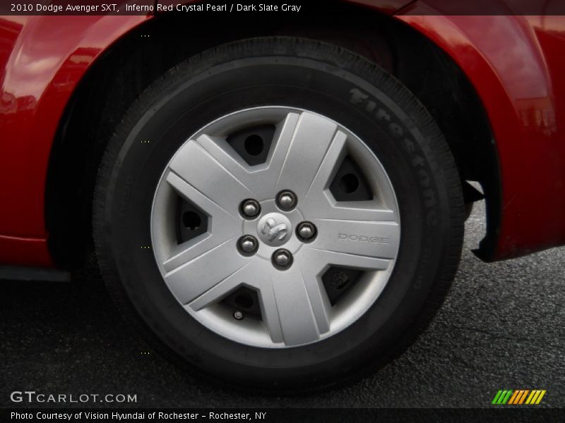 Inferno Red Crystal Pearl / Dark Slate Gray 2010 Dodge Avenger SXT