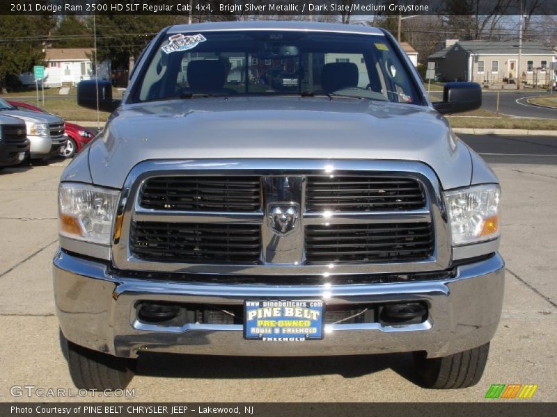 Bright Silver Metallic / Dark Slate/Medium Graystone 2011 Dodge Ram 2500 HD SLT Regular Cab 4x4