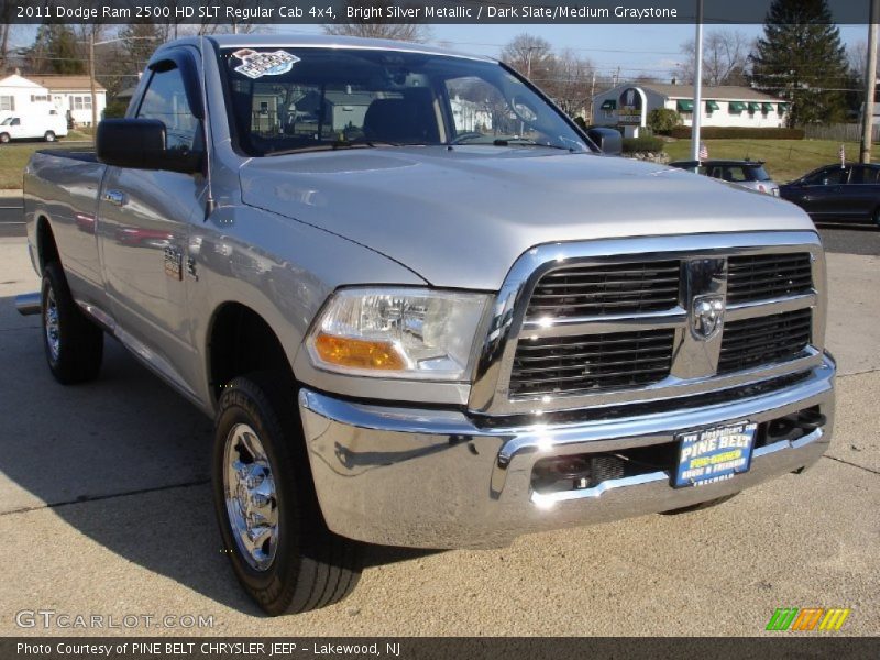 Bright Silver Metallic / Dark Slate/Medium Graystone 2011 Dodge Ram 2500 HD SLT Regular Cab 4x4