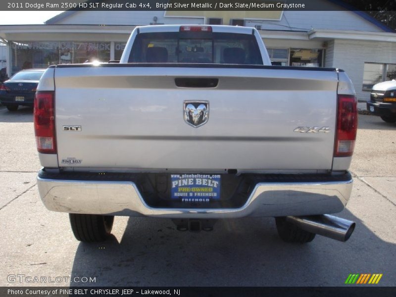 Bright Silver Metallic / Dark Slate/Medium Graystone 2011 Dodge Ram 2500 HD SLT Regular Cab 4x4