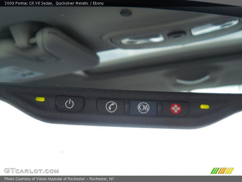 Quicksilver Metallic / Ebony 2009 Pontiac G6 V6 Sedan