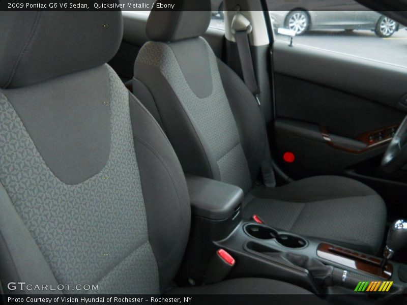 Quicksilver Metallic / Ebony 2009 Pontiac G6 V6 Sedan