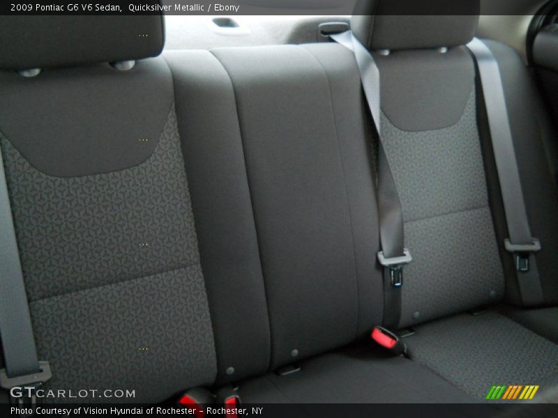 Quicksilver Metallic / Ebony 2009 Pontiac G6 V6 Sedan