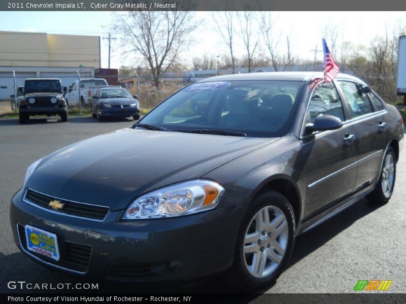 Cyber Gray Metallic / Neutral 2011 Chevrolet Impala LT