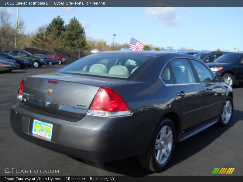 Cyber Gray Metallic / Neutral 2011 Chevrolet Impala LT