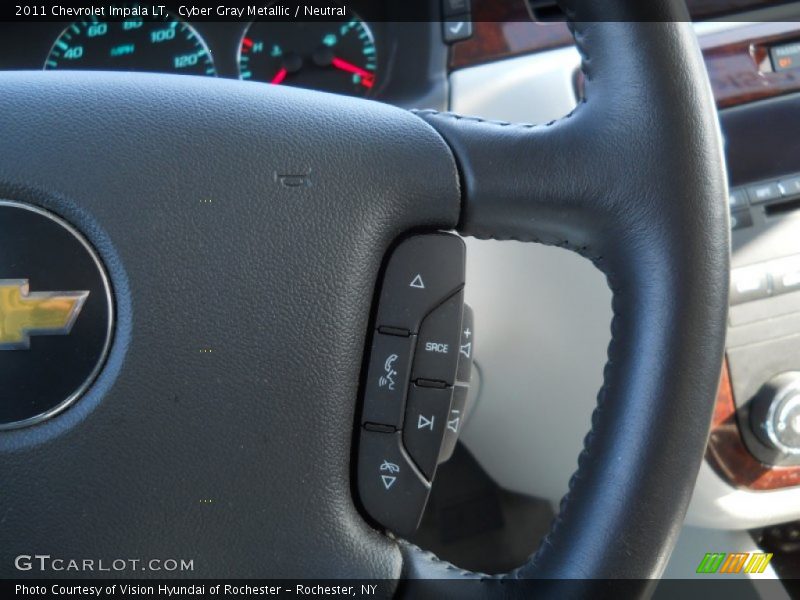 Cyber Gray Metallic / Neutral 2011 Chevrolet Impala LT