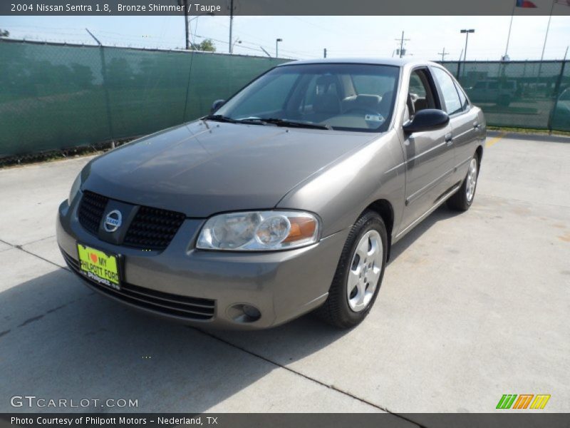 Bronze Shimmer / Taupe 2004 Nissan Sentra 1.8