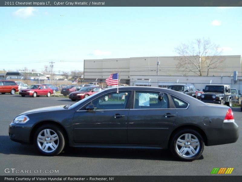 Cyber Gray Metallic / Neutral 2011 Chevrolet Impala LT
