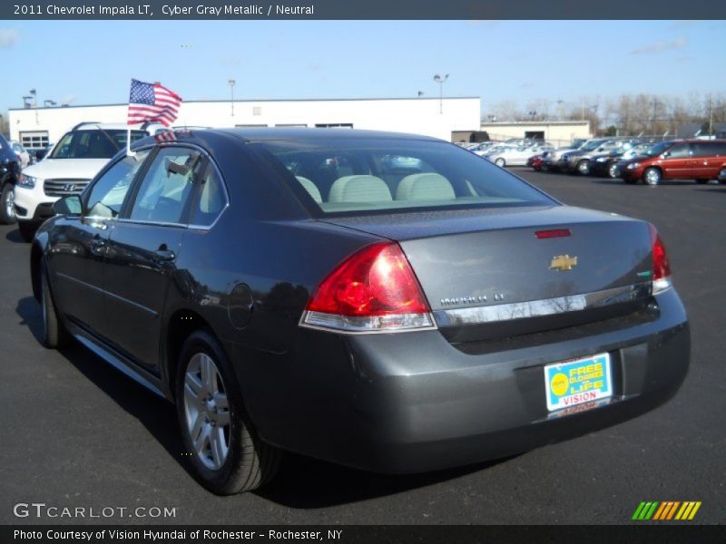 Cyber Gray Metallic / Neutral 2011 Chevrolet Impala LT