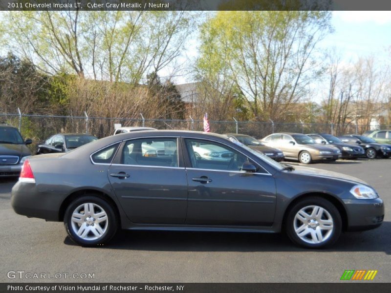 Cyber Gray Metallic / Neutral 2011 Chevrolet Impala LT