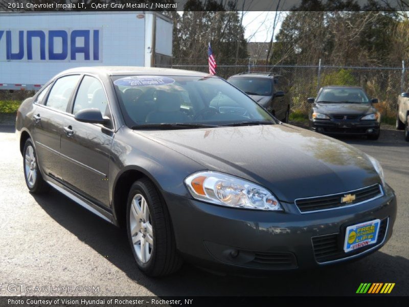 Cyber Gray Metallic / Neutral 2011 Chevrolet Impala LT