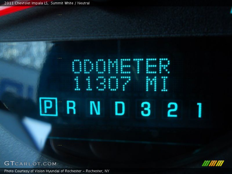 Summit White / Neutral 2011 Chevrolet Impala LS