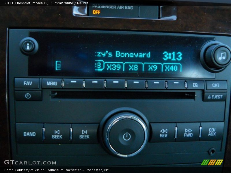 Summit White / Neutral 2011 Chevrolet Impala LS