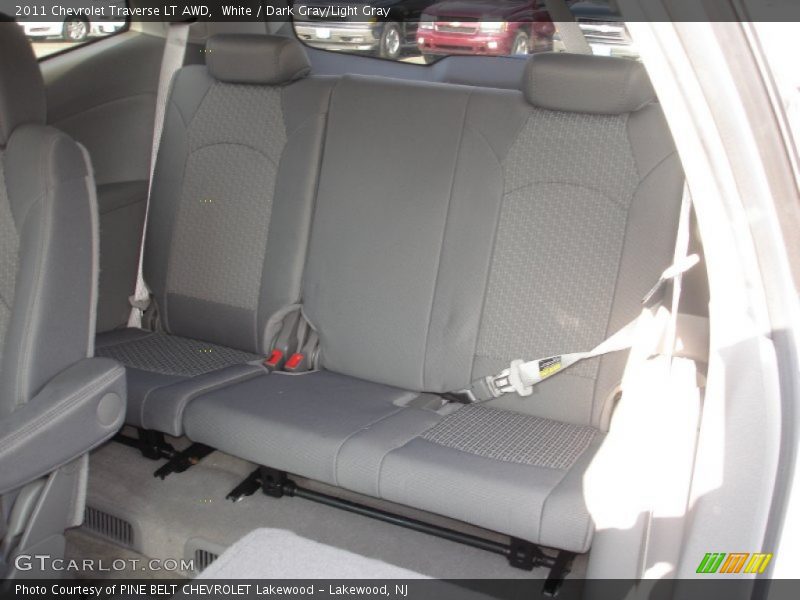 White / Dark Gray/Light Gray 2011 Chevrolet Traverse LT AWD