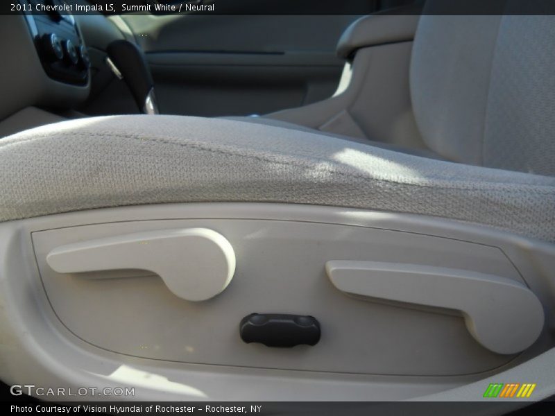 Summit White / Neutral 2011 Chevrolet Impala LS