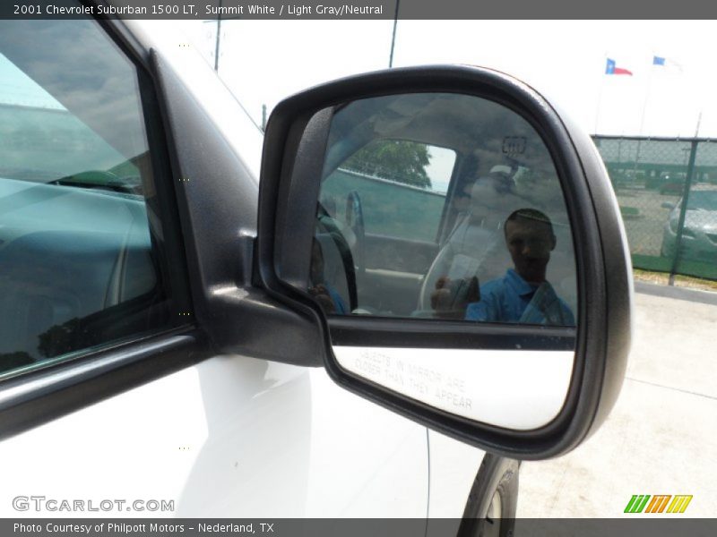 Summit White / Light Gray/Neutral 2001 Chevrolet Suburban 1500 LT