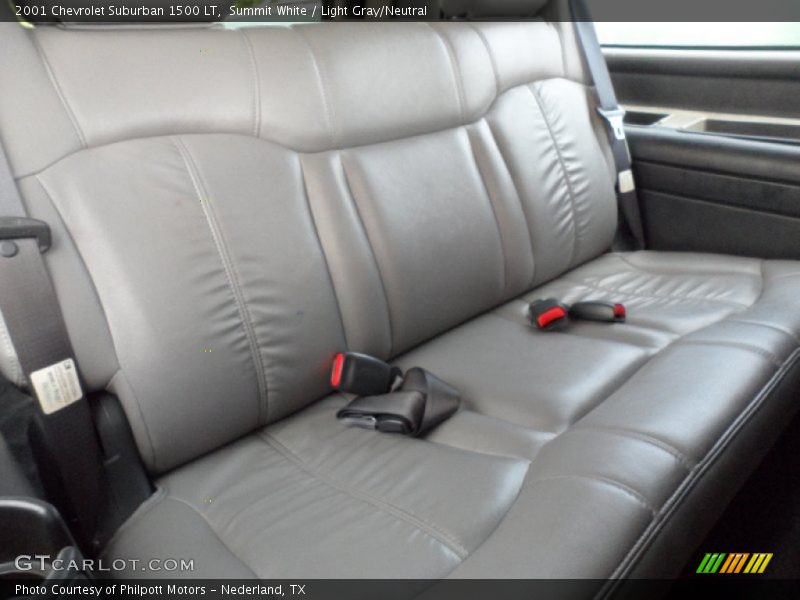 Summit White / Light Gray/Neutral 2001 Chevrolet Suburban 1500 LT