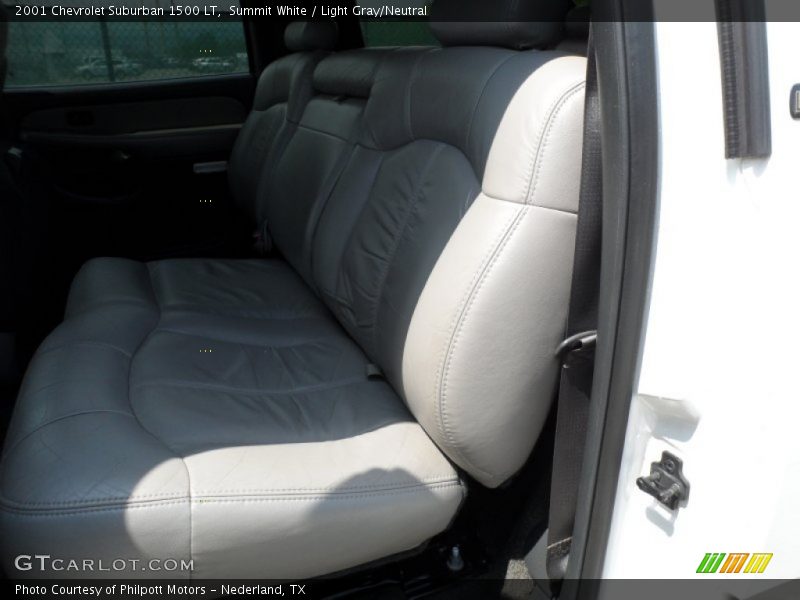 Summit White / Light Gray/Neutral 2001 Chevrolet Suburban 1500 LT