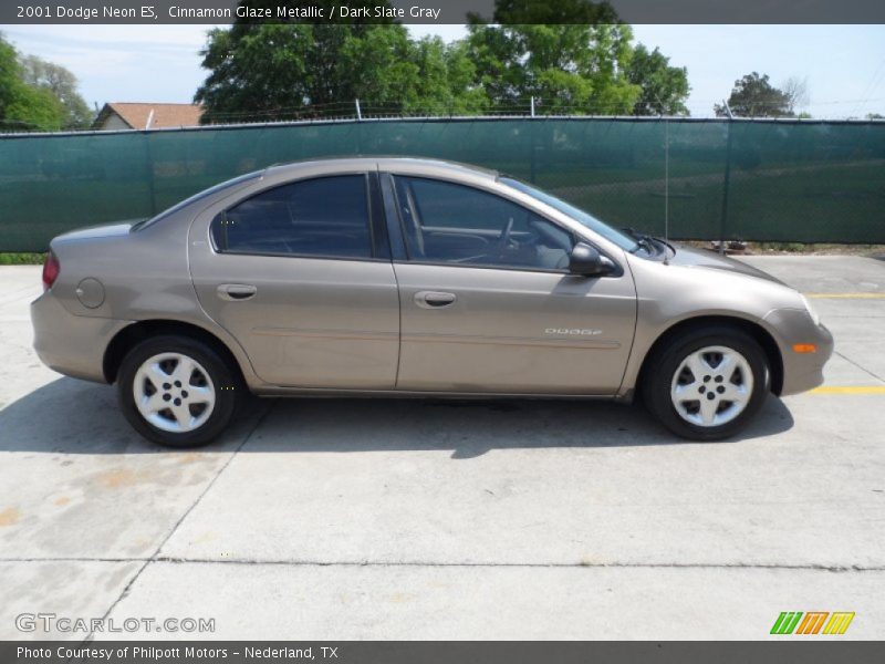 Cinnamon Glaze Metallic / Dark Slate Gray 2001 Dodge Neon ES