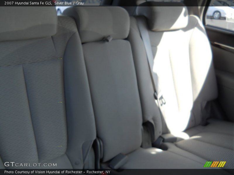 Silver Blue / Gray 2007 Hyundai Santa Fe GLS