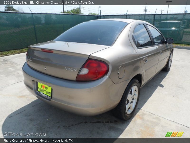 Cinnamon Glaze Metallic / Dark Slate Gray 2001 Dodge Neon ES