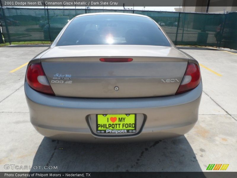 Cinnamon Glaze Metallic / Dark Slate Gray 2001 Dodge Neon ES