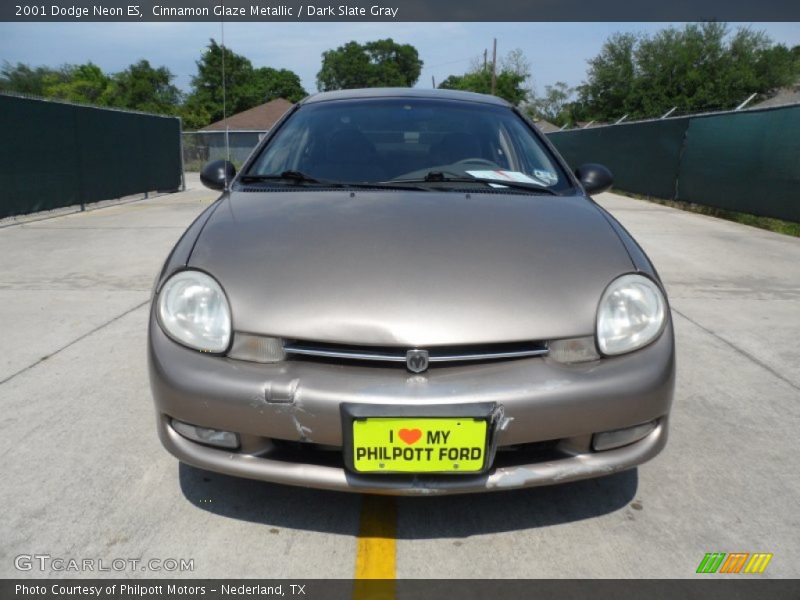 Cinnamon Glaze Metallic / Dark Slate Gray 2001 Dodge Neon ES