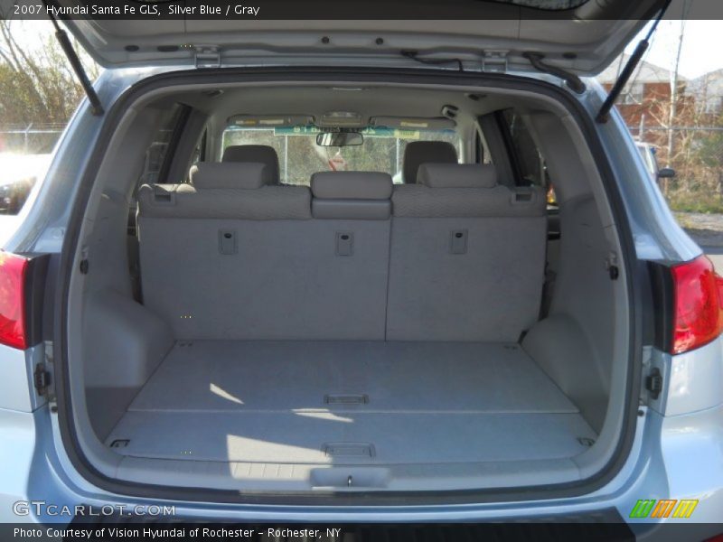 Silver Blue / Gray 2007 Hyundai Santa Fe GLS