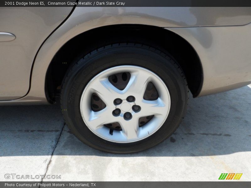 Cinnamon Glaze Metallic / Dark Slate Gray 2001 Dodge Neon ES