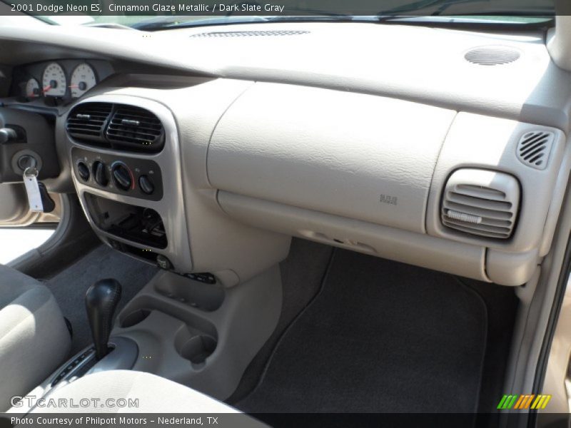 Cinnamon Glaze Metallic / Dark Slate Gray 2001 Dodge Neon ES