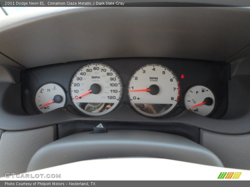 Cinnamon Glaze Metallic / Dark Slate Gray 2001 Dodge Neon ES
