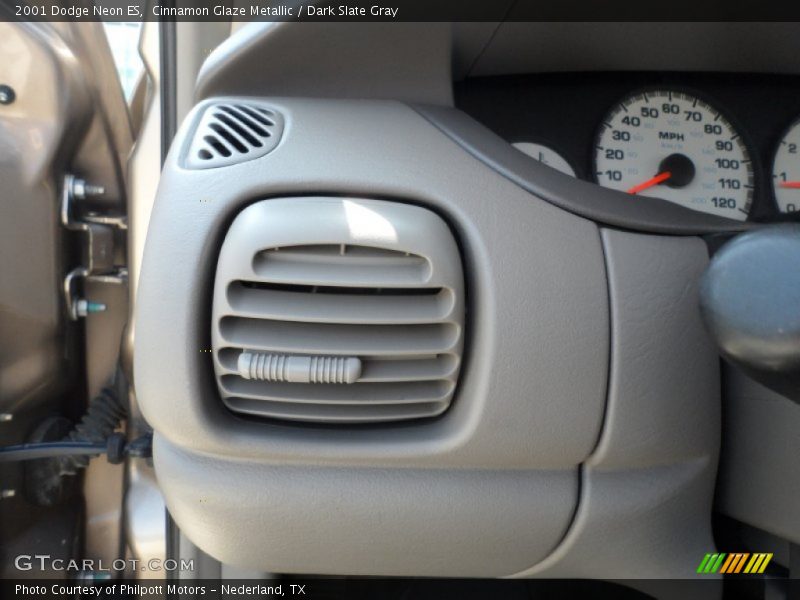Cinnamon Glaze Metallic / Dark Slate Gray 2001 Dodge Neon ES