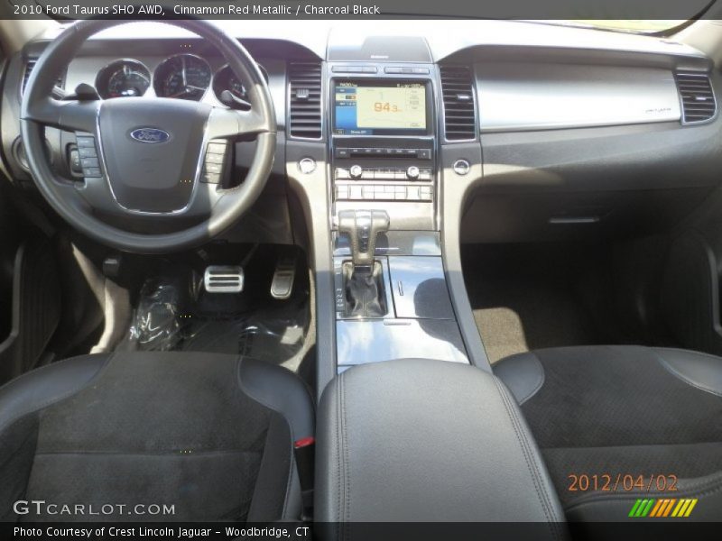 Cinnamon Red Metallic / Charcoal Black 2010 Ford Taurus SHO AWD