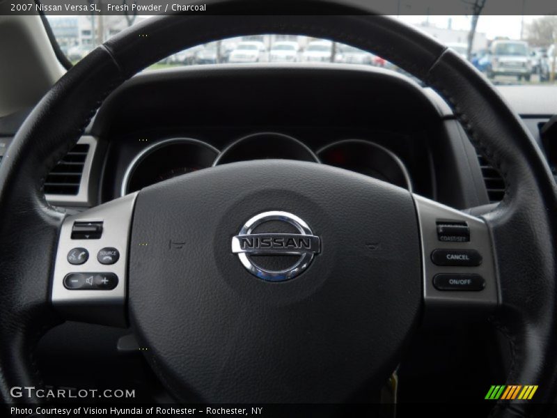Fresh Powder / Charcoal 2007 Nissan Versa SL