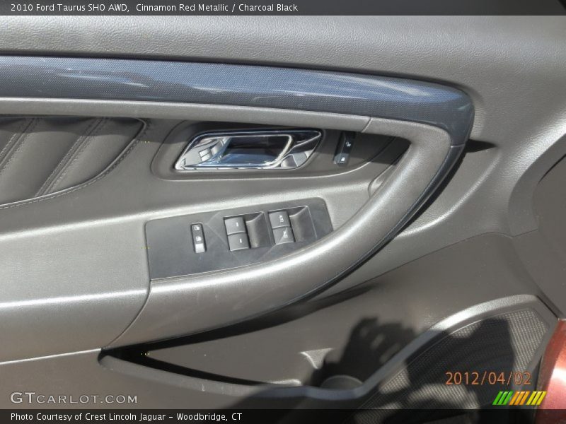 Cinnamon Red Metallic / Charcoal Black 2010 Ford Taurus SHO AWD