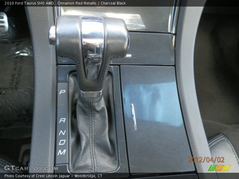 Cinnamon Red Metallic / Charcoal Black 2010 Ford Taurus SHO AWD